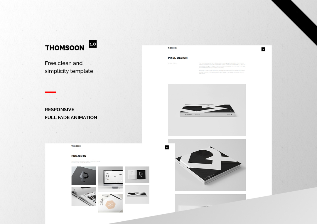 Minimalist Portfolio Website Template