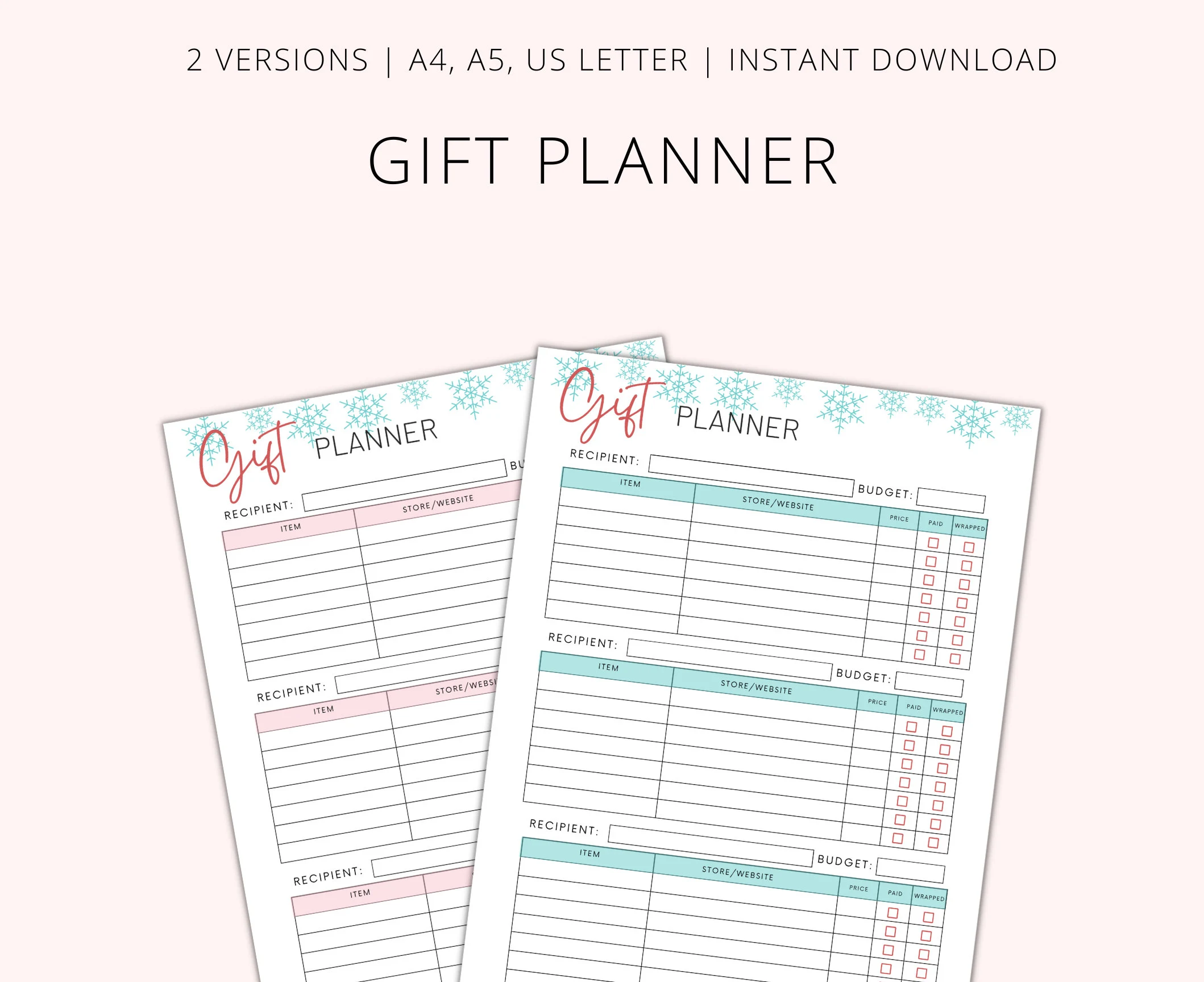 Anniversary & Gift Planner